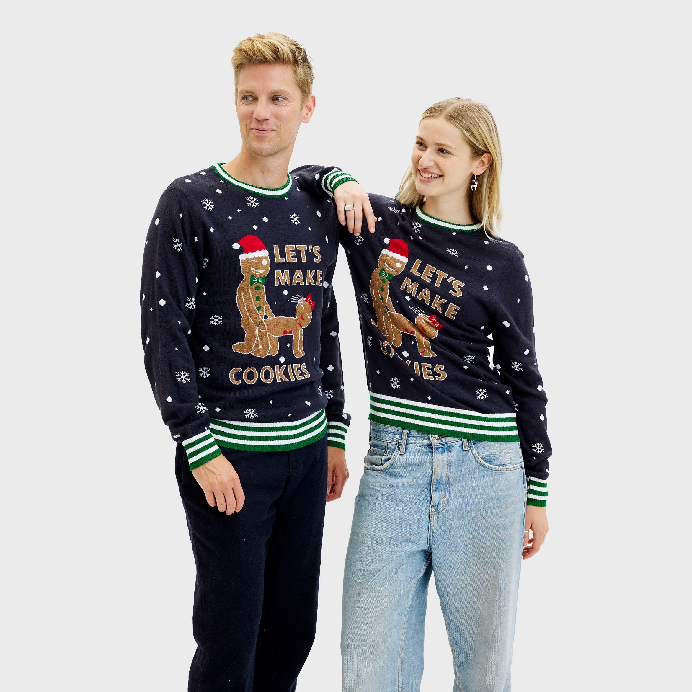 Julekage julesweateren - Herre